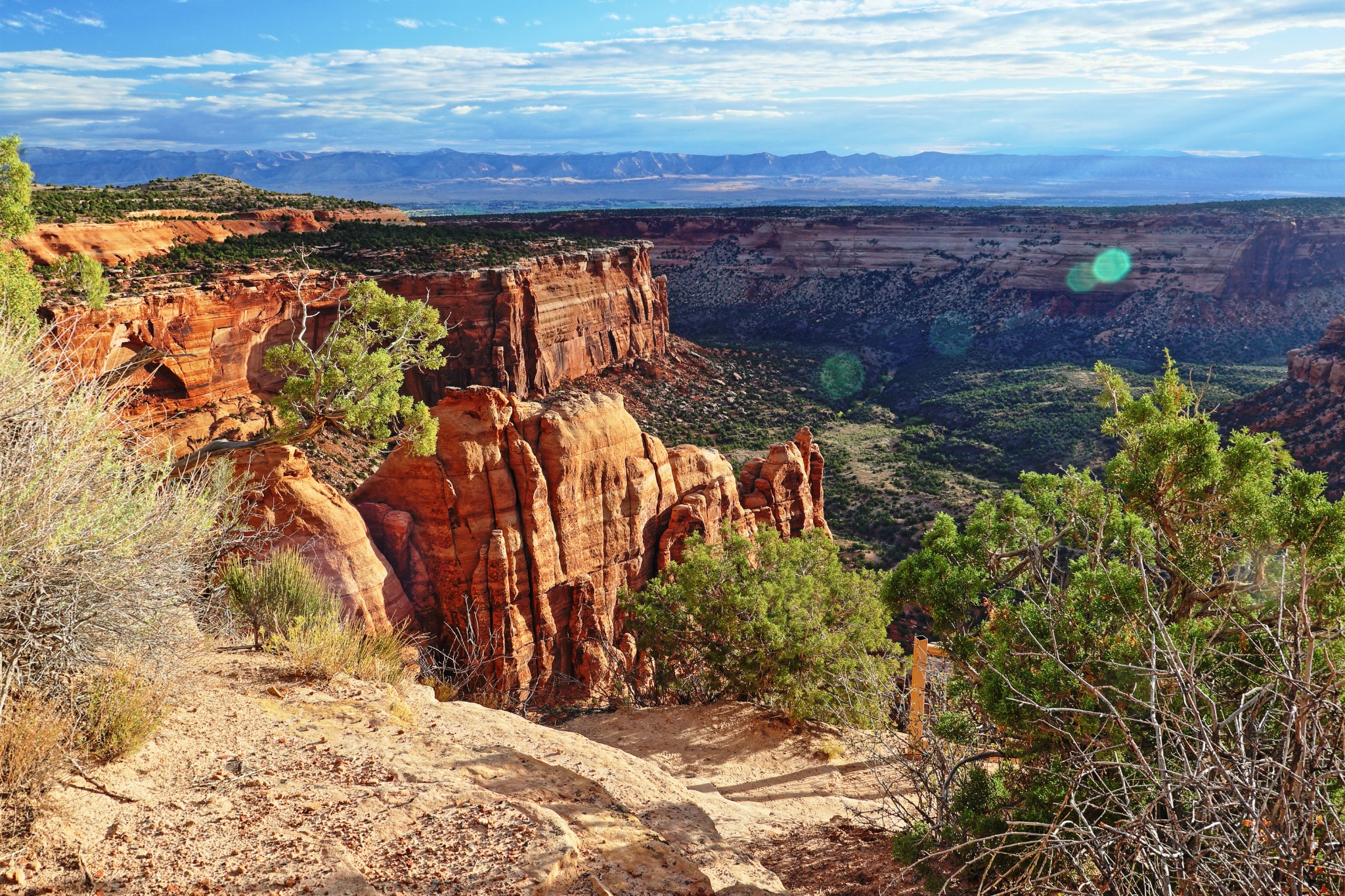 Colorado National Monument morning view near Grand Junction, Colorado